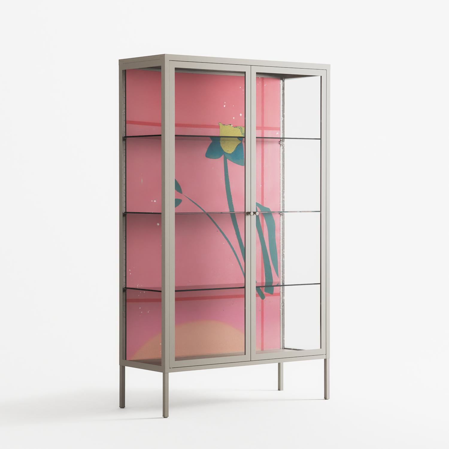 Tender Age in Bloom - Cabinet - Ciara Wade - Pebble - Clear glass