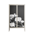 Talk Less Say More - Cabinet - Ciara Wade - Pebble - Clear glass
