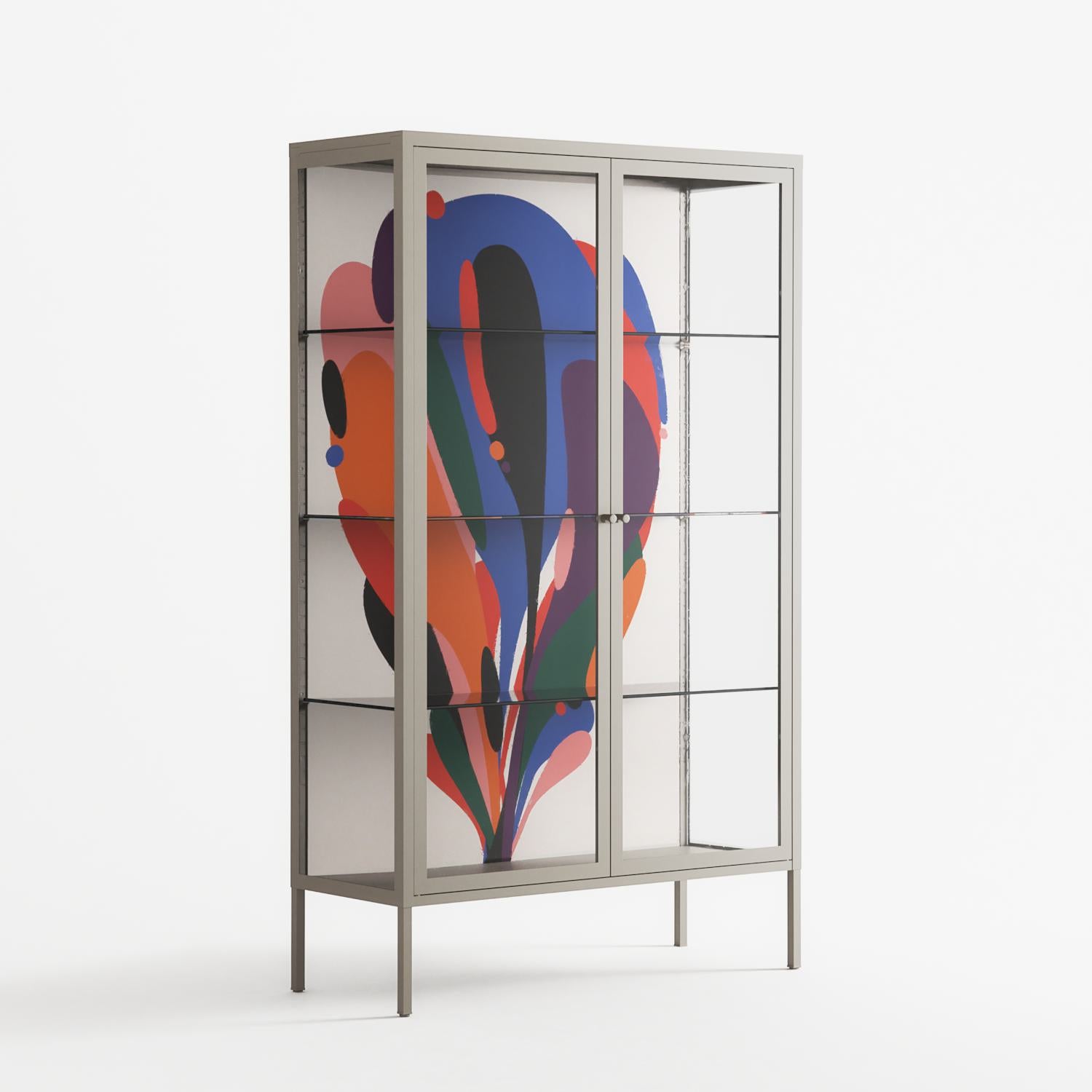 Balloons - Cabinet - Vratislav Pecka - Pebble - Clear glass