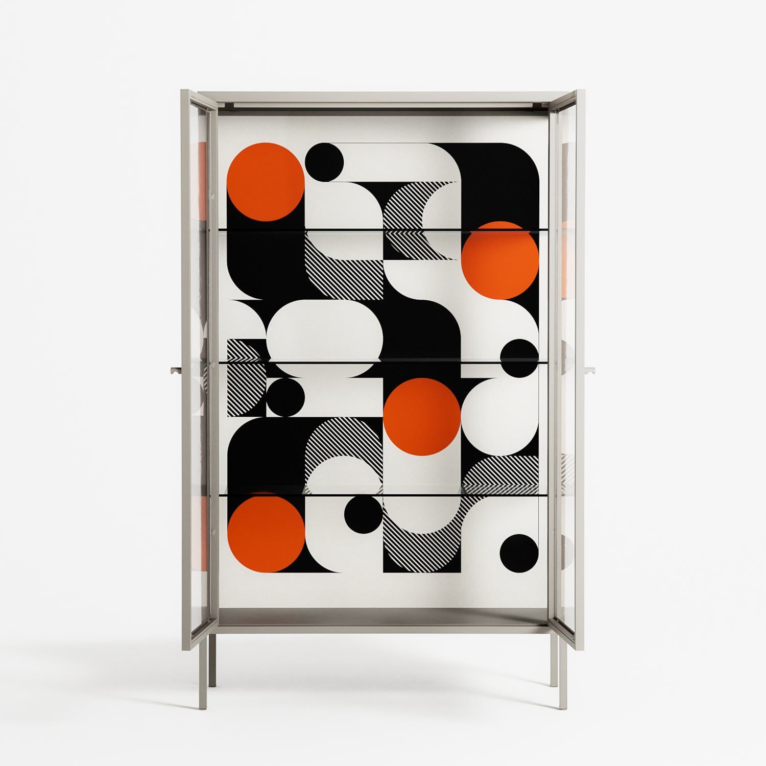 Conserto - Cabinet - Vratislav Pecka - Pebble - Clear glass