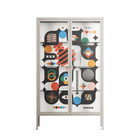 Connections - Cabinet - Vratislav Pecka - Pebble - Clear glass