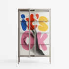 Its Ok - Cabinet - Vratislav Pecka - Pebble - Clear glass
