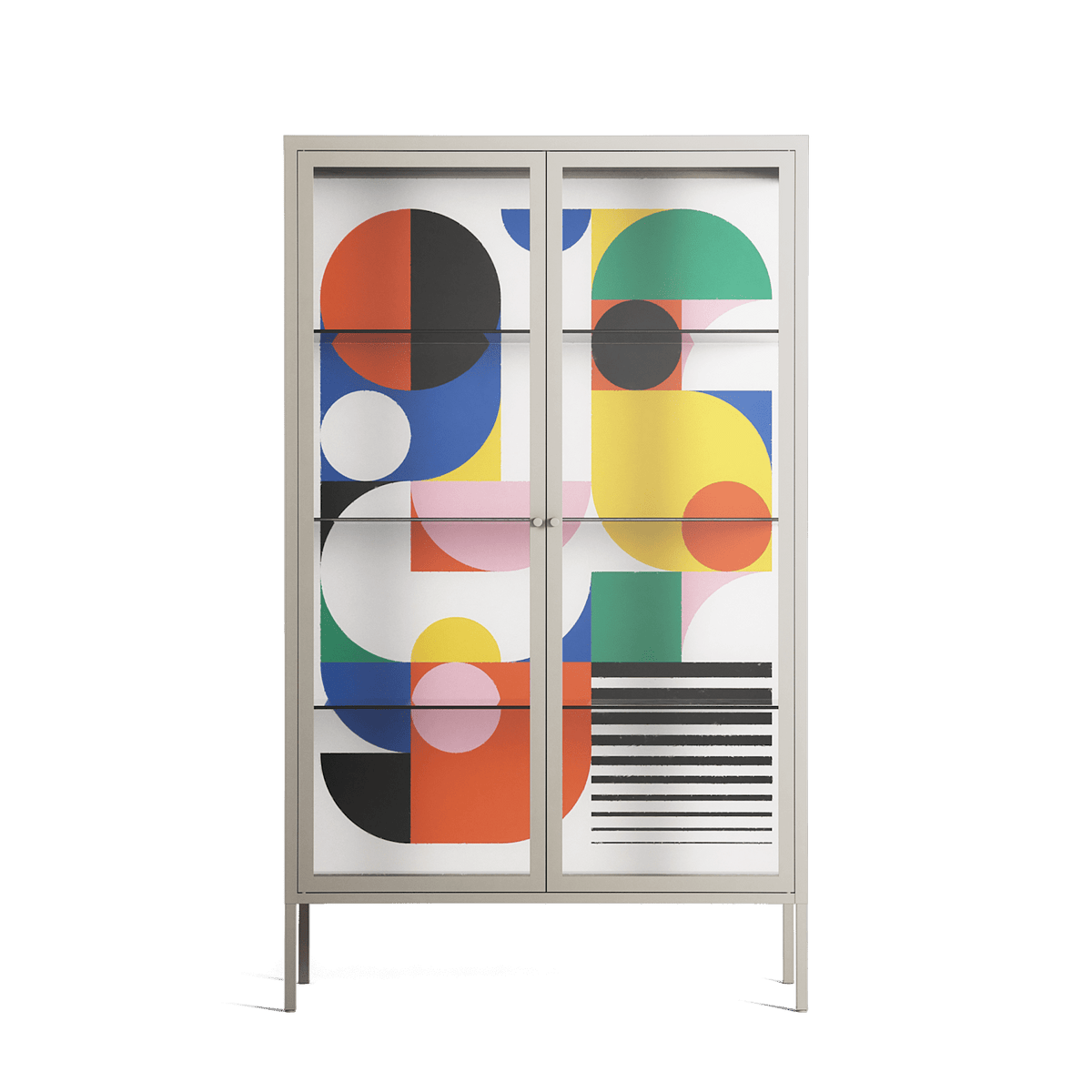 Murano - Cabinet - Vratislav Pecka - Pebble - Clear glass