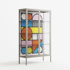 Palette - Cabinet - Vratislav Pecka - Pebble - Clear glass