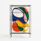 Spilled Paint - Cabinet - Vratislav Pecka - Pebble - Clear glass