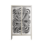 Splash of black - Cabinet - Vratislav Pecka - Pebble - Clear glass