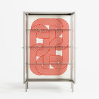 United - Cabinet - Vratislav Pecka - Pebble - Clear glass