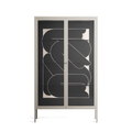 Love Flow - Cabinet - Andrea Devia-Nuño - Pebble - Clear glass