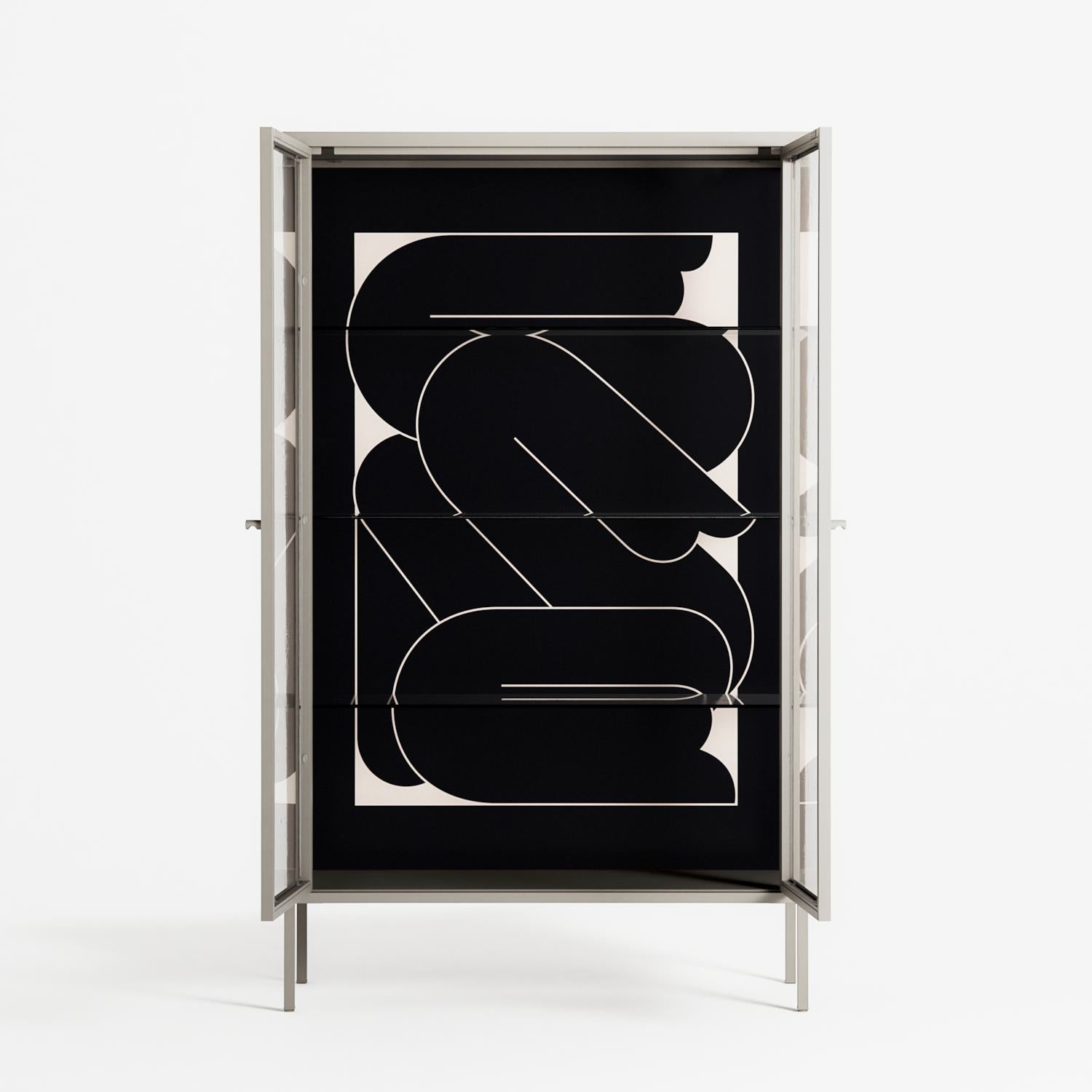 Love Flow - Cabinet - Andrea Devia-Nuño - Pebble - Clear glass