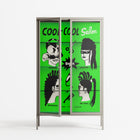 Cool Cool Salon Green - Cabinet - Aley Wild - Pebble - Clear glass