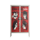 Cool Cool Salon Red - Cabinet - Aley Wild - Pebble - Clear glass