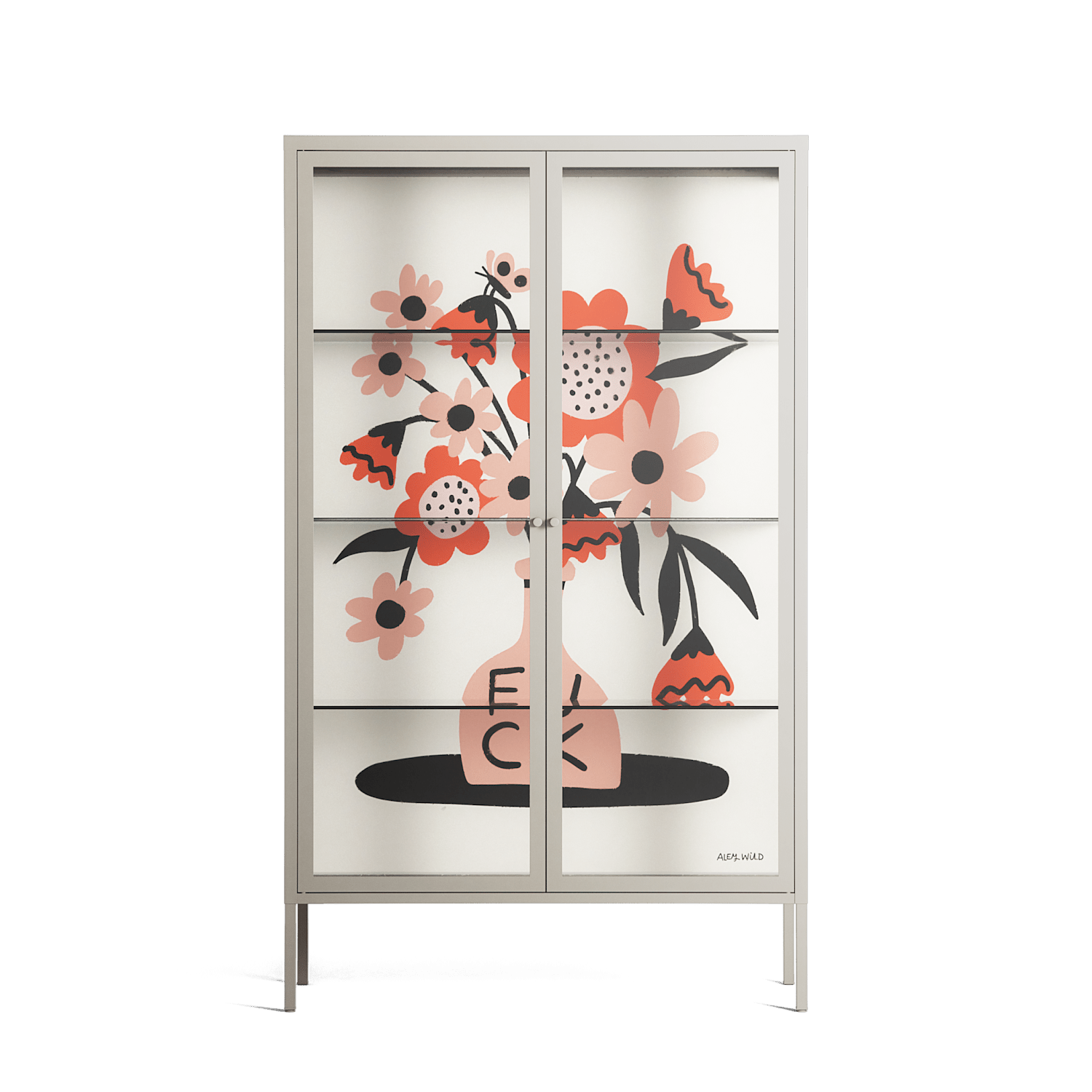 Fuck - Cabinet - Aley Wild - Pebble - Clear glass