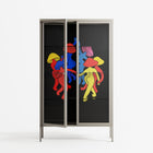 Mushroom Dance Multi - Cabinet - Aley Wild - Pebble - Clear glass