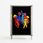 Mushroom Dance Multi - Cabinet - Aley Wild - Pebble - Clear glass