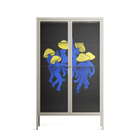 Mushroom Dance Blue - Cabinet - Aley Wild - Pebble - Clear glass