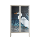 Egret - Cabinet - Katie O’Shea - Pebble - Clear glass