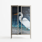 Egret - Cabinet - Katie O’Shea - Pebble - Clear glass