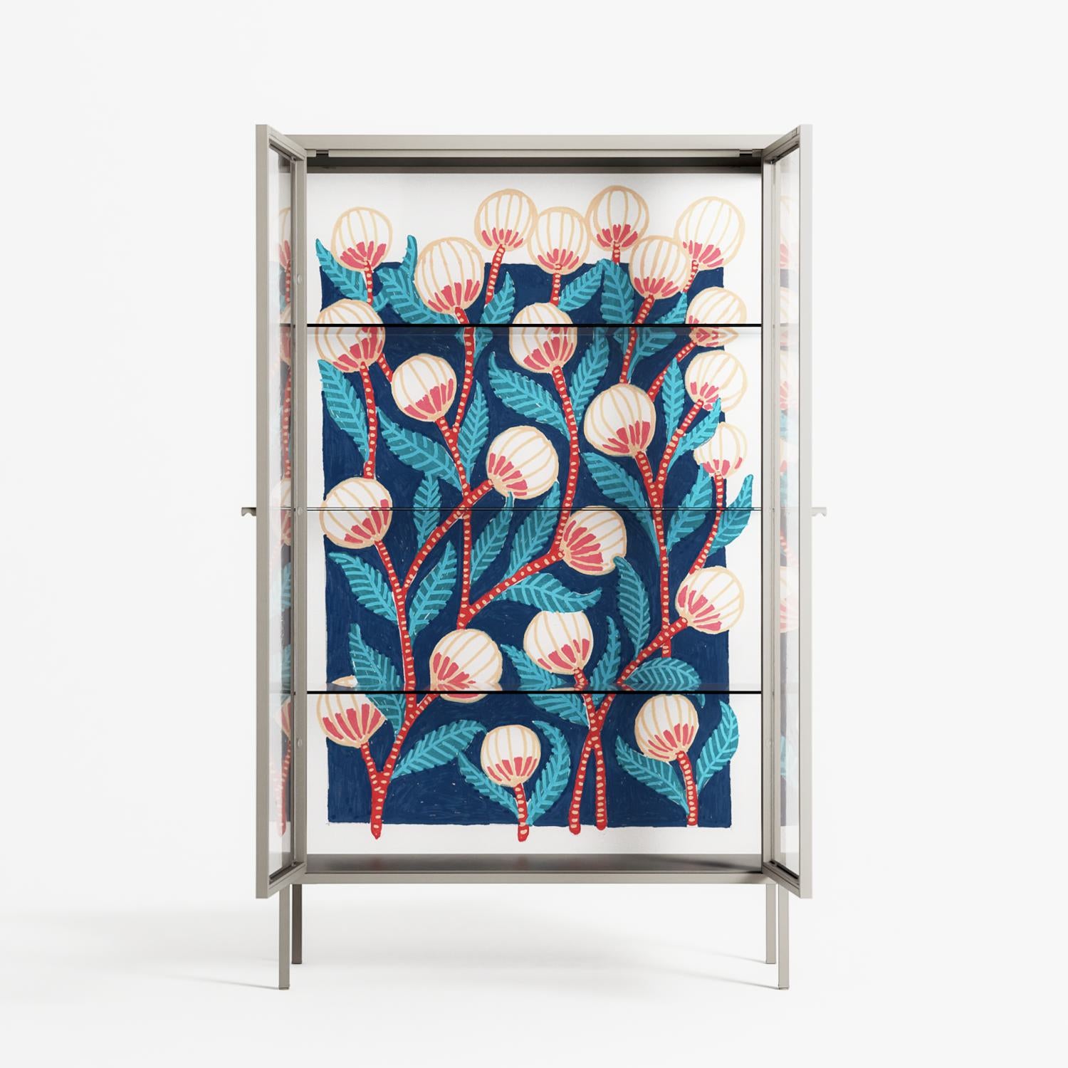 Gooseberries - Cabinet - Katie O’Shea - Pebble - Clear glass