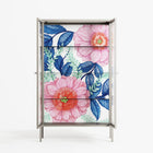 Pink Anemones - Cabinet - Katie O’Shea - Pebble - Clear glass