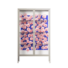 Redblooms - Cabinet - Katie O’Shea - Pebble - Clear glass