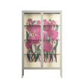 Tulips - Cabinet - Katie O’Shea - Pebble - Clear glass