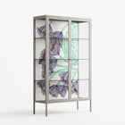 Tulips Purple - Cabinet - Katie O’Shea - Pebble - Clear glass