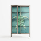 Turtle Without Kelp - Cabinet - Katie O’Shea - Pebble - Clear glass