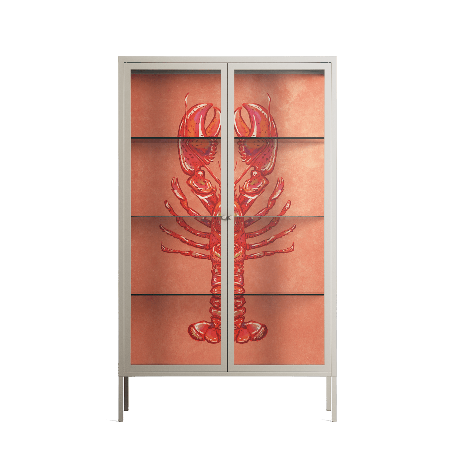 Lobster - Cabinet - Raissa Oltmanns - Pebble - Clear glass