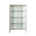 Epic Swirl - Cabinet - Amy Suther - Pebble - Clear glass