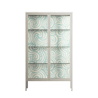 Epic Swirl - Cabinet - Amy Suther - Pebble - Clear glass