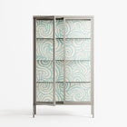 Epic Swirl - Cabinet - Amy Suther - Pebble - Clear glass