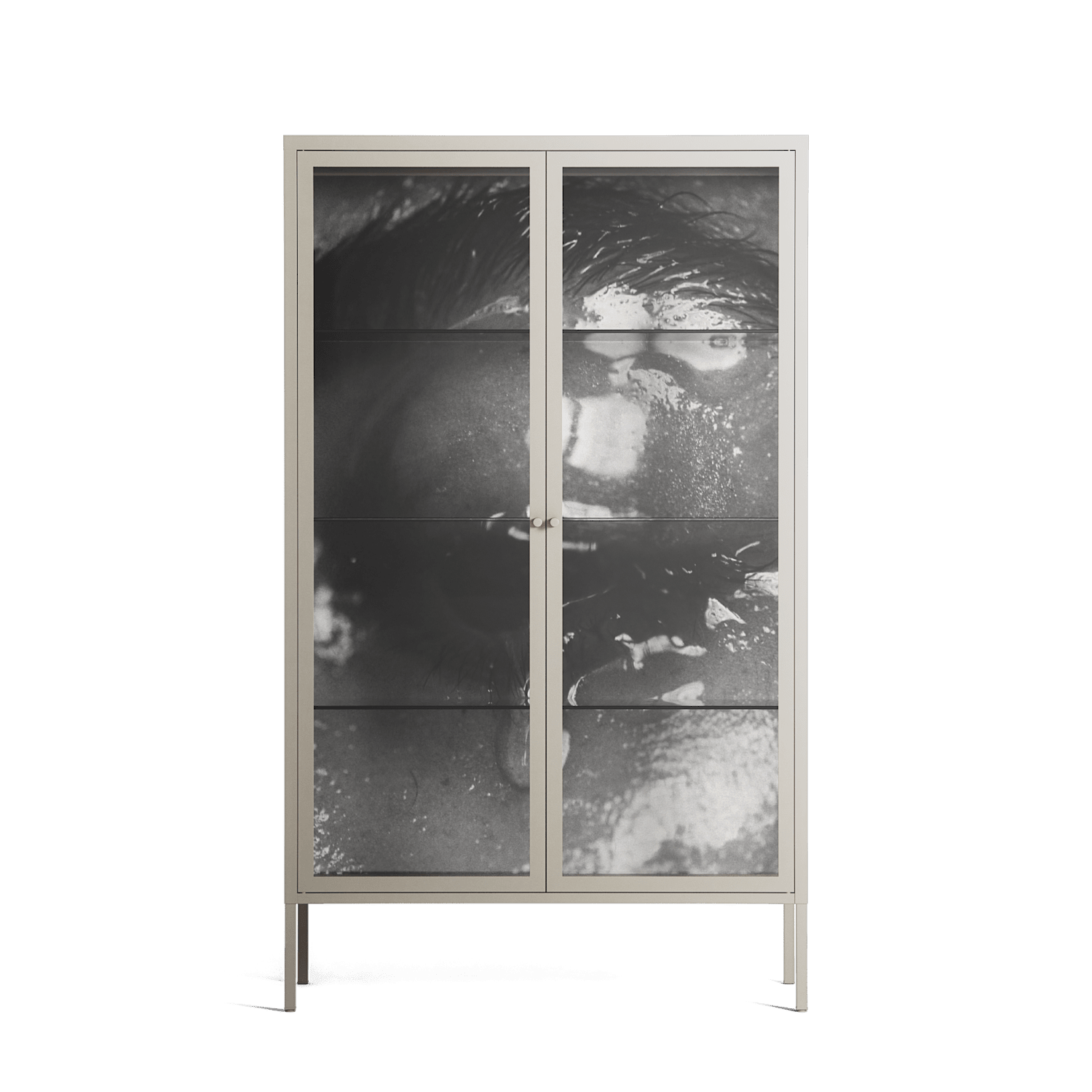 Gel - Cabinet - Nadia Ryder - Pebble - Clear glass