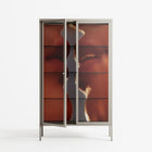 The Art Of Kissing 2 - Cabinet - Nadia Ryder - Pebble - Clear glass