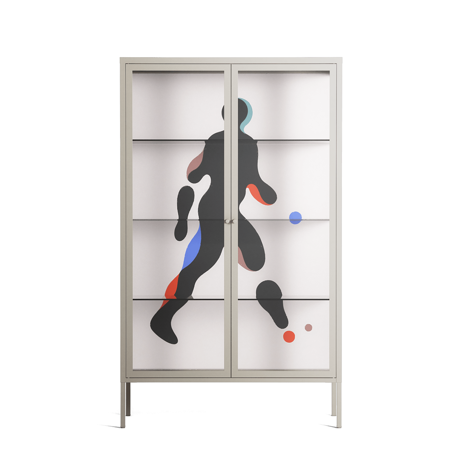 Décomposé - Cabinet - David Vanadia - Pebble - Clear glass