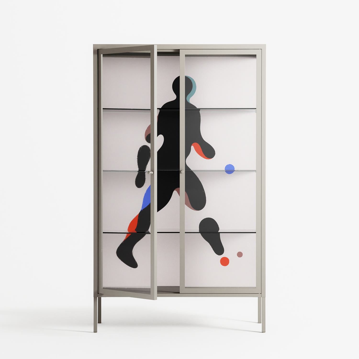Décomposé - Cabinet - David Vanadia - Pebble - Clear glass