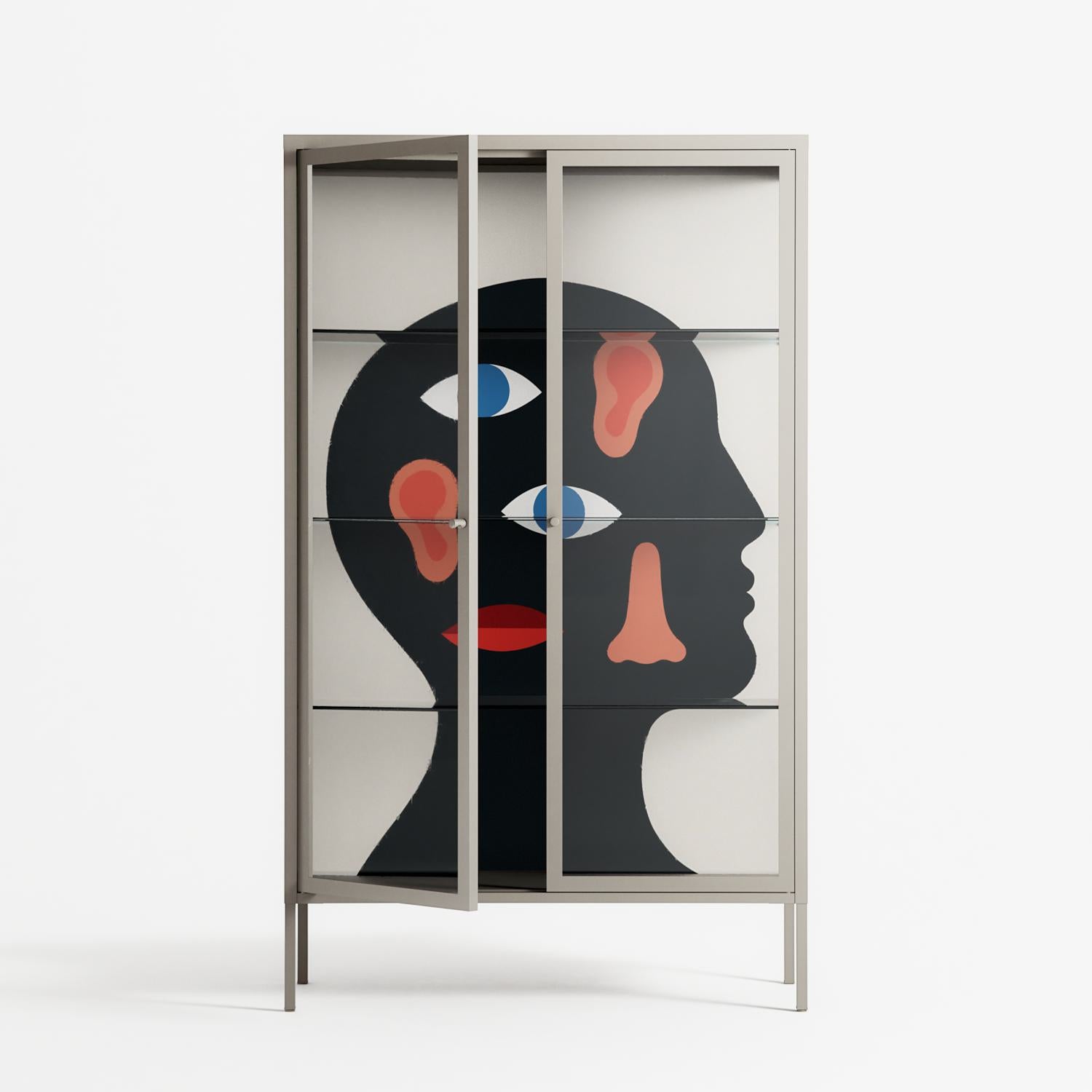 Désordre_Intérieur - Cabinet - David Vanadia - Pebble - Clear glass