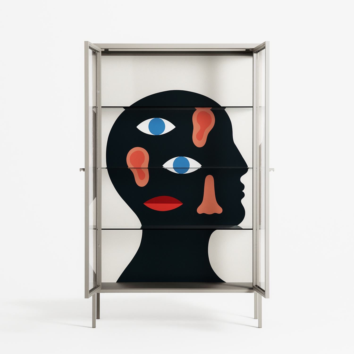 Désordre_Intérieur - Cabinet - David Vanadia - Pebble - Clear glass