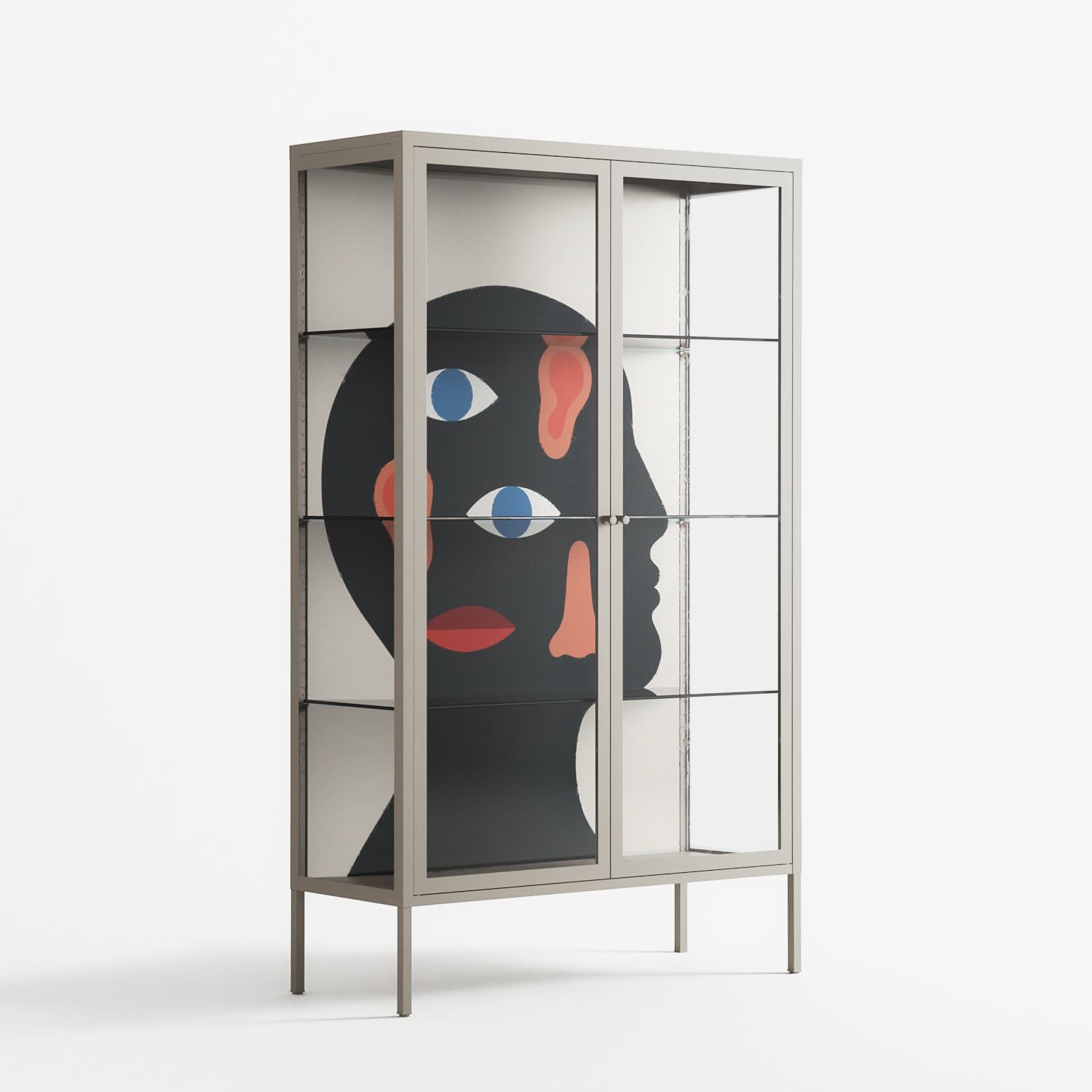 Désordre_Intérieur - Cabinet - David Vanadia - Pebble - Clear glass