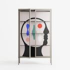 Équilibre_Intérieur - Cabinet - David Vanadia - Pebble - Clear glass