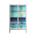 Sea Swim - Cabinet - Henry Rivers - Pebble - Clear glass
