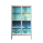 Sea Swim - Cabinet - Henry Rivers - Pebble - Clear glass