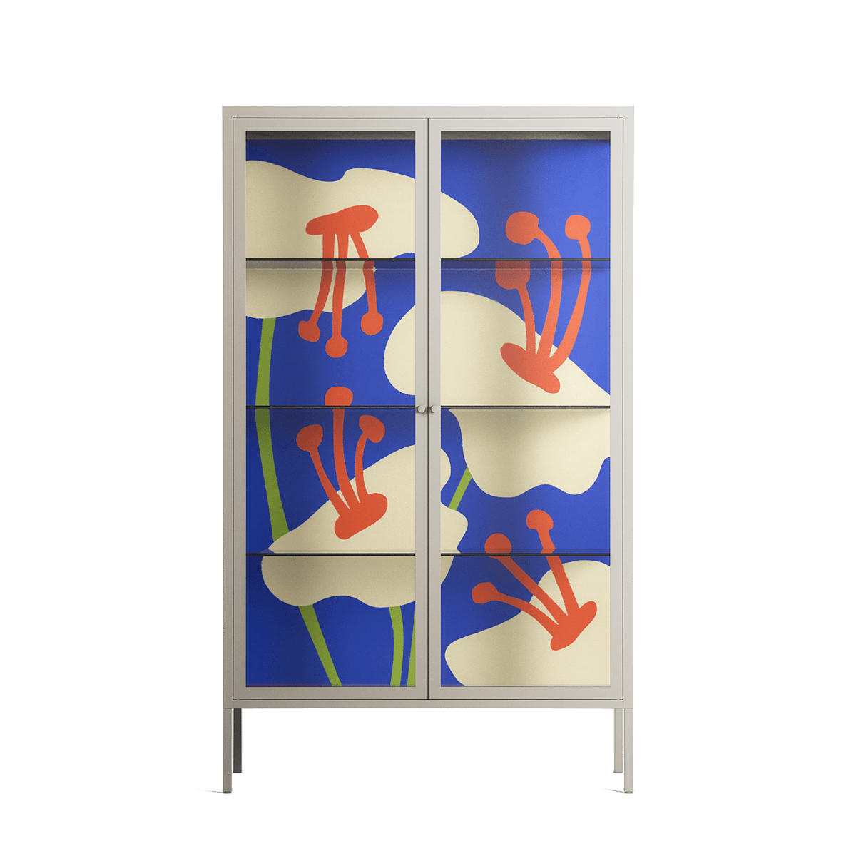 Meadow - Cabinet - Magda March - Pebble - Clear glass