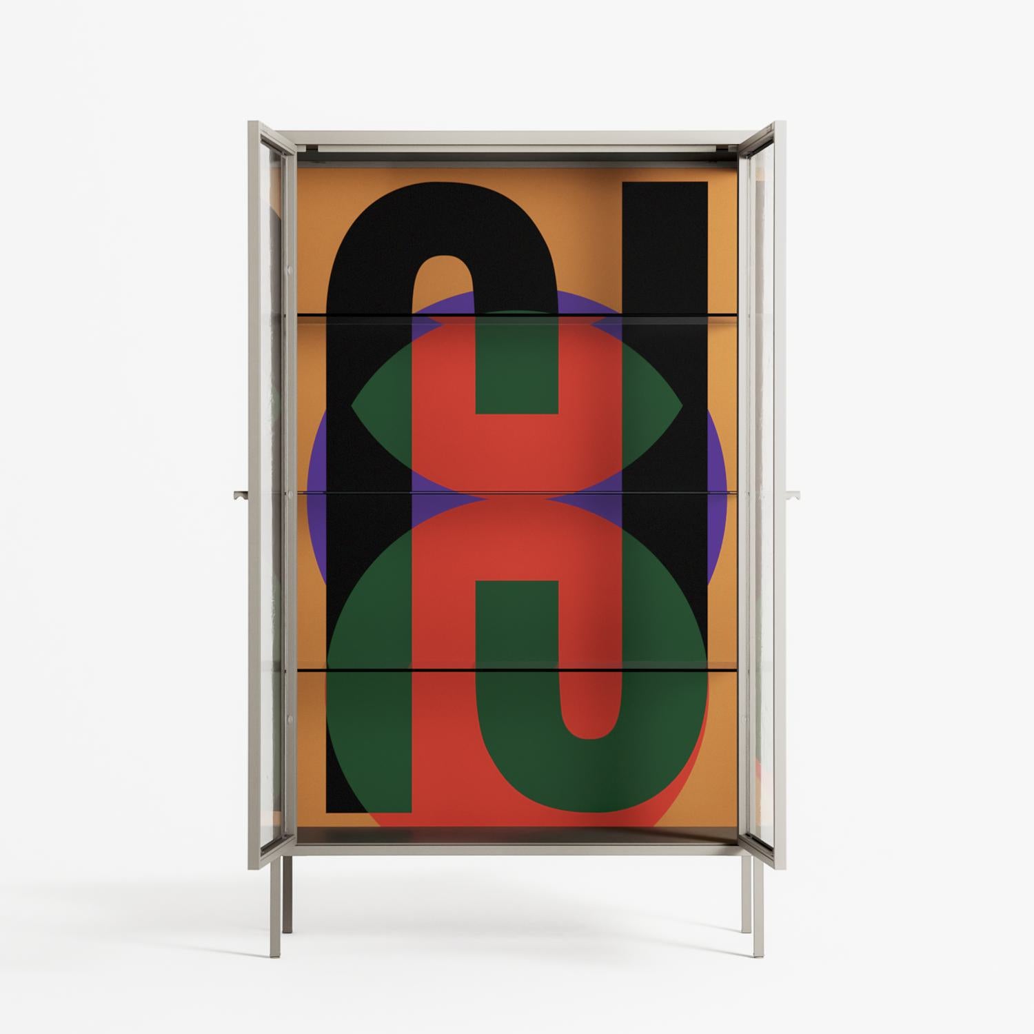 JJ - Cabinet - Oluwasheyi Adebayo - Pebble - Clear glass