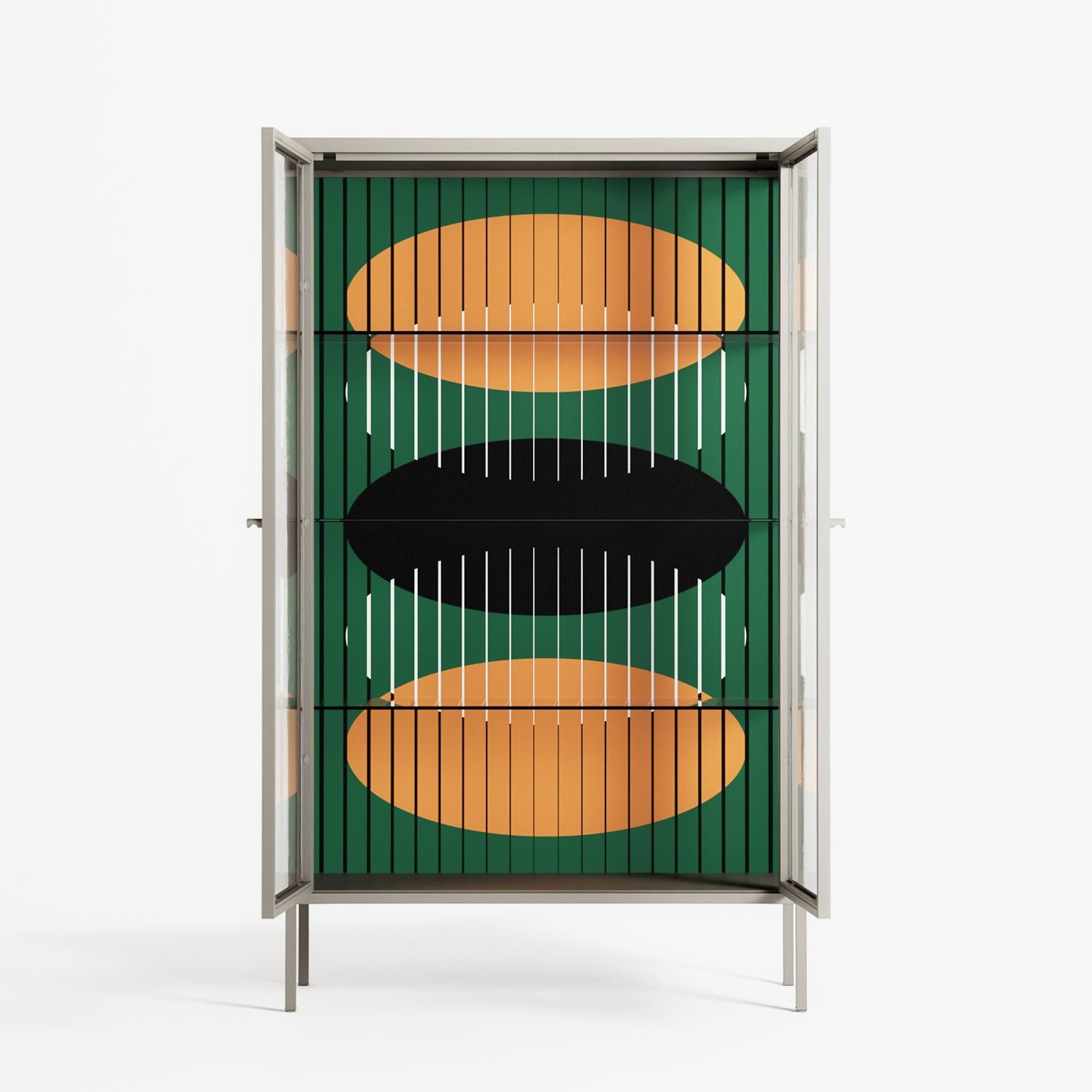 Soul Split - Cabinet - Oluwasheyi Adebayo - Pebble - Clear glass