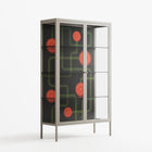 Floral Pipes - Cabinet - Kristin Eriksson - Pebble - Clear glass