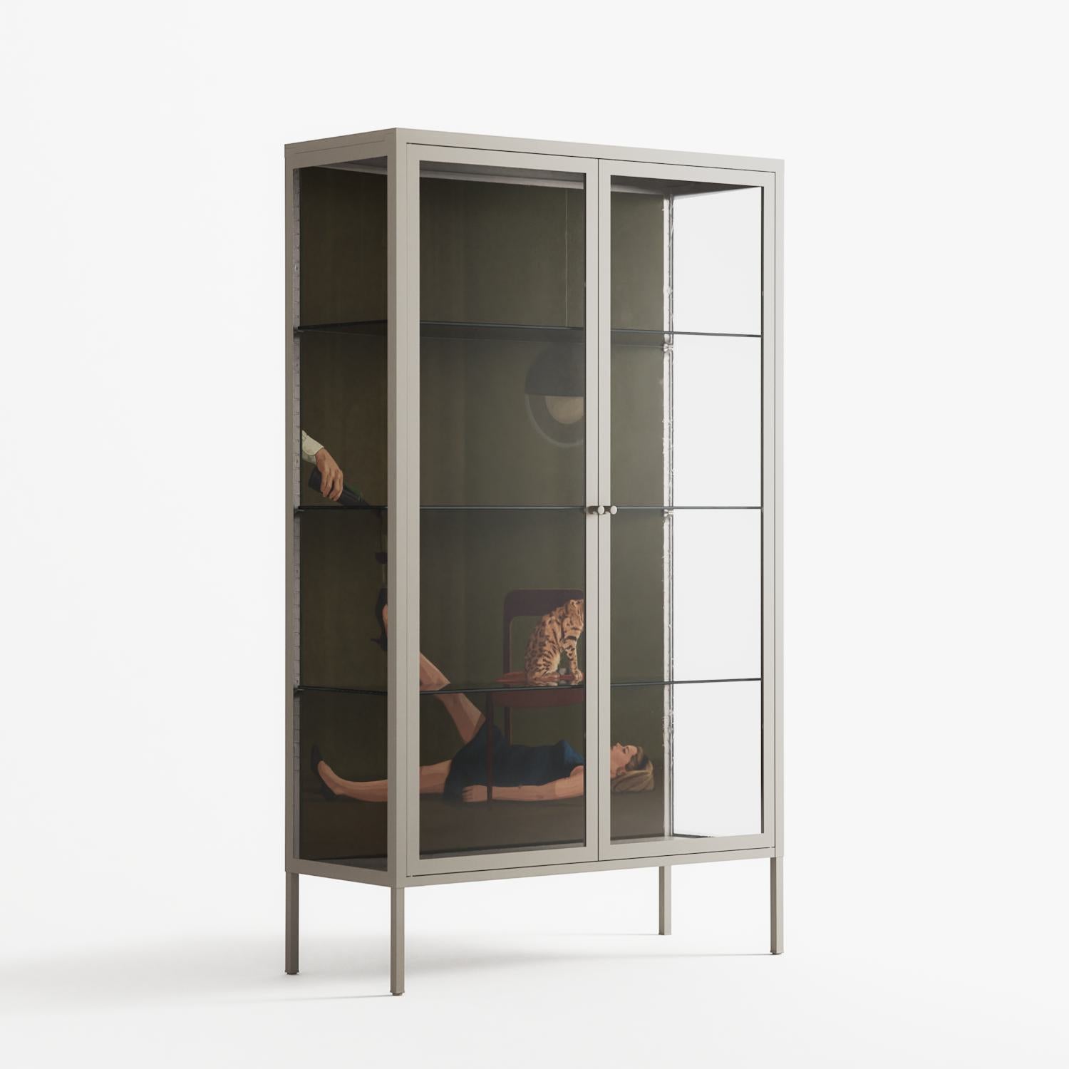 Friday Night Rituals - Cabinet - Kristin Eriksson - Pebble - Clear glass