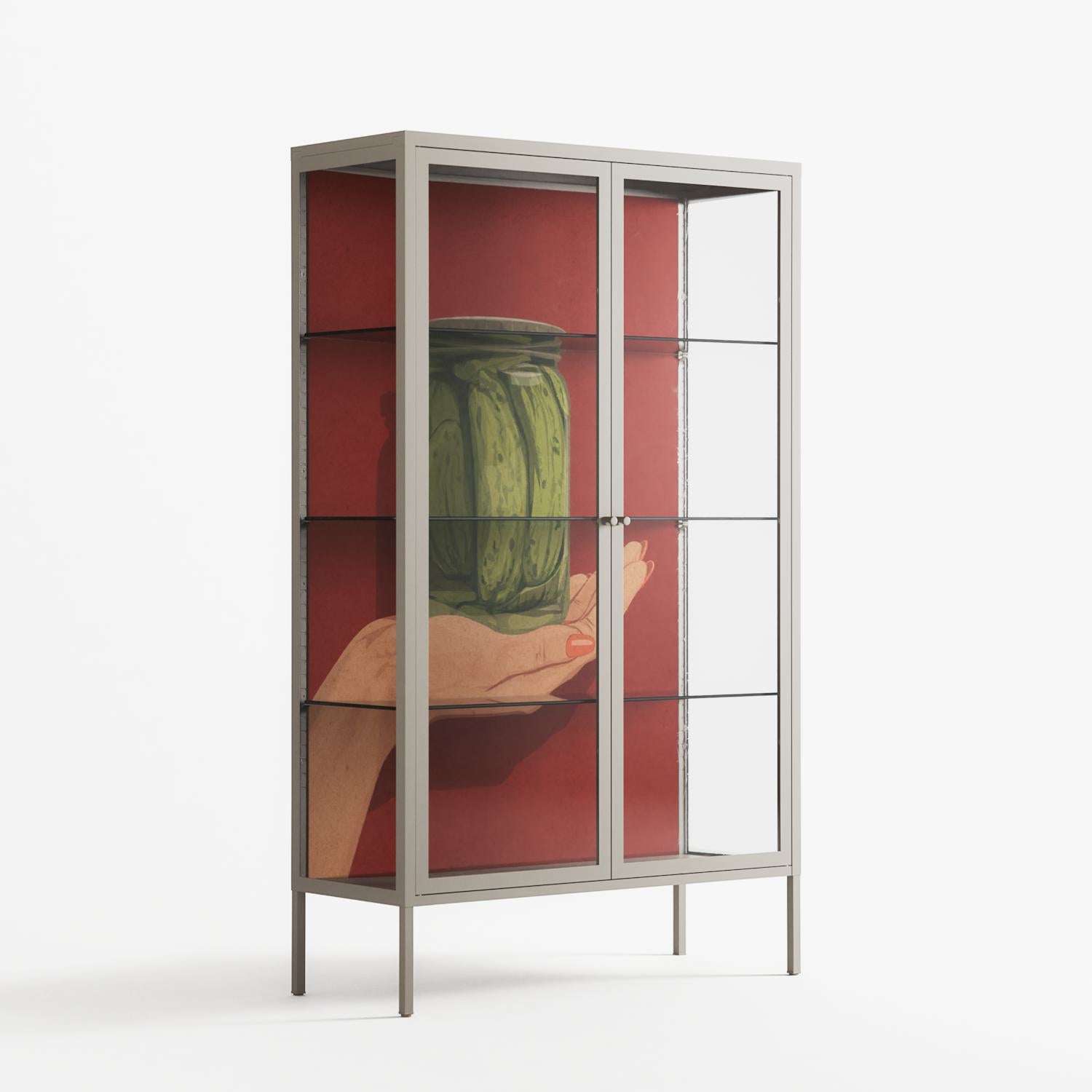 Pickles - Cabinet - Kristin Eriksson - Pebble - Clear glass