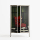 The Man Behind The Curtain - Cabinet - Kristin Eriksson - Pebble - Clear glass