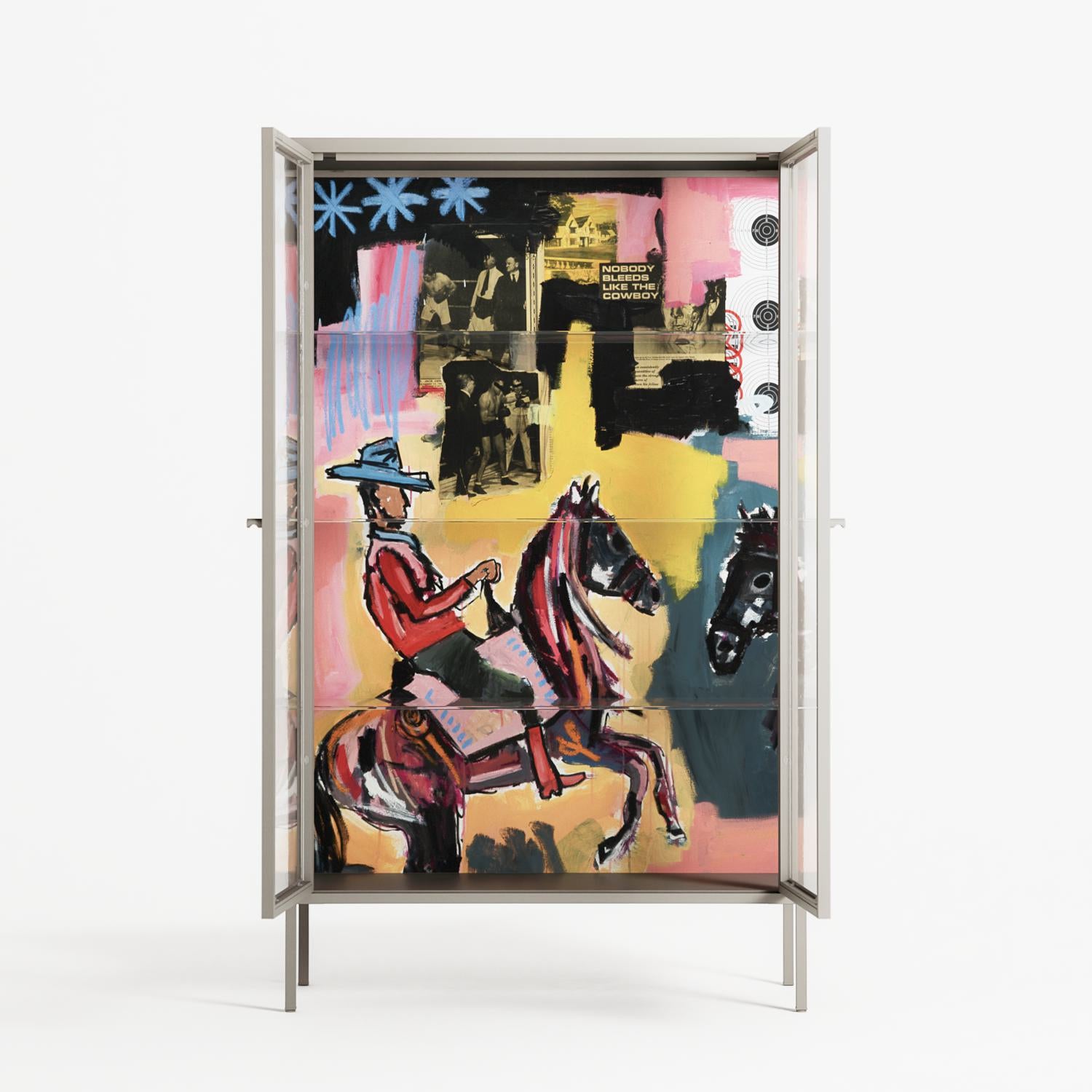 Deadlock - Cabinet - Caitlin Flood-Molyneux - Pebble - Clear glass