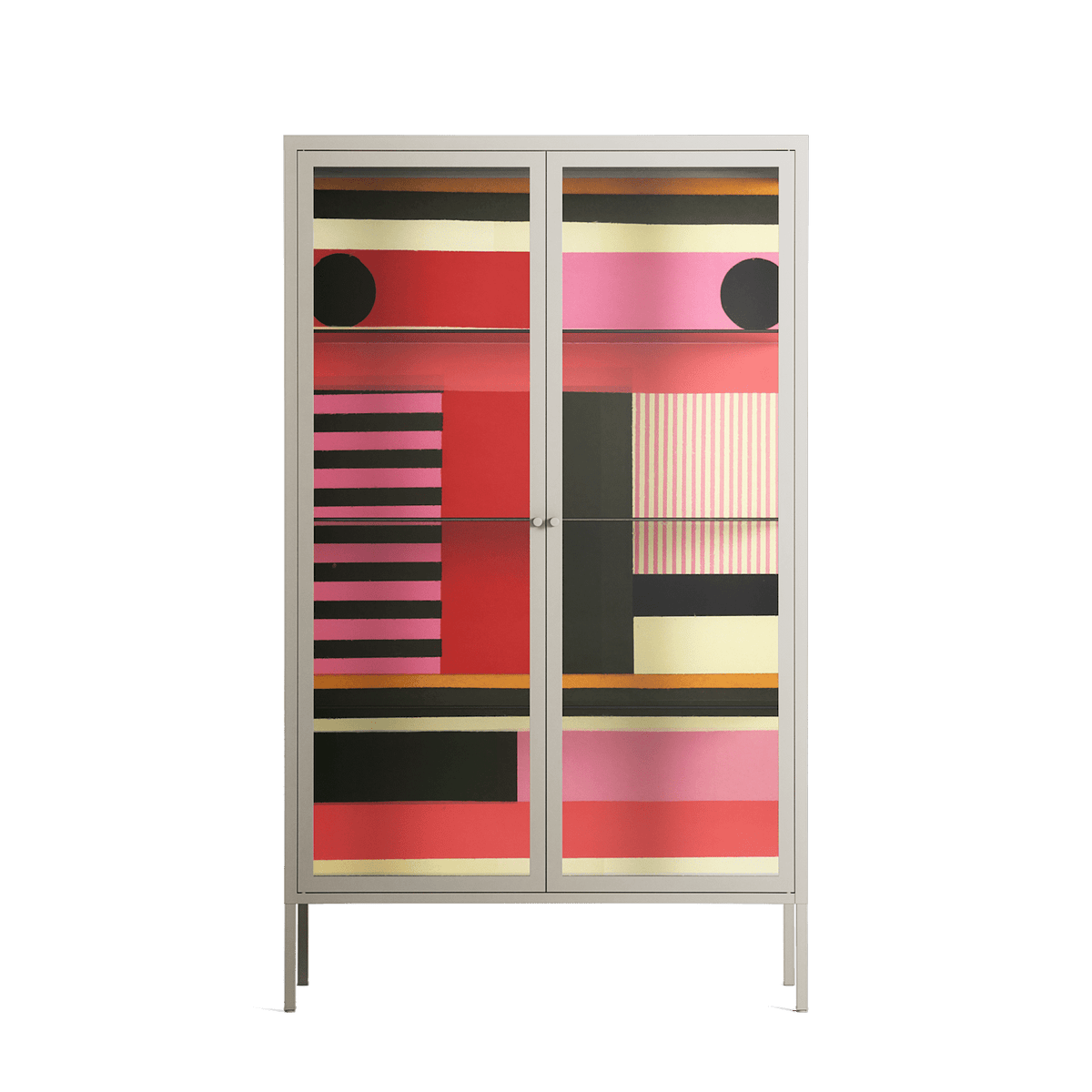 Harmonic - Cabinet - Rikki Hewitt - Pebble - Clear glass